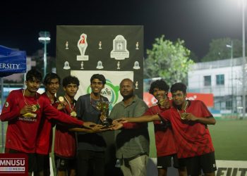 ކުޅުނު ހުރިހާ މެޗެއް ކާމިޔާބުކޮށް ޝެޓްސް 3ވީ3 ފުޓްސަލް ޓޯރނަމެންޓް 2022ގެ ޗެމްޕިއަންކަން ’ބެންޑިތްސް‘ އިން ހޯދައިފި