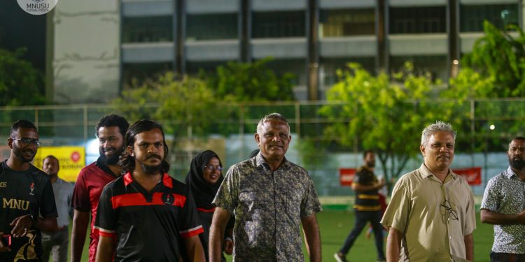 ލެކްނޯ އެމް.އެން.ޔޫ.އެސް.ޔޫ ފުޓްސެލް ފިއެސްޓާ 2022 ހަޔަރ އެޑިއުކޭޝަން މިނިސްޓަރ އިބްރާހީމް ހަސަން ފައްޓަވައިދެއްވައިފި